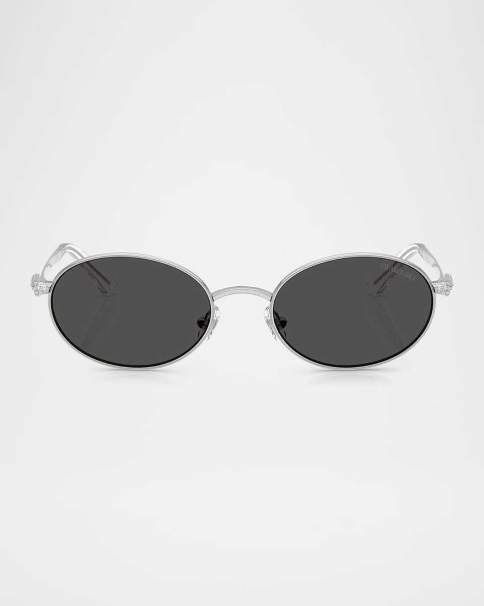 SK7033 Metal Oval Sunglasses